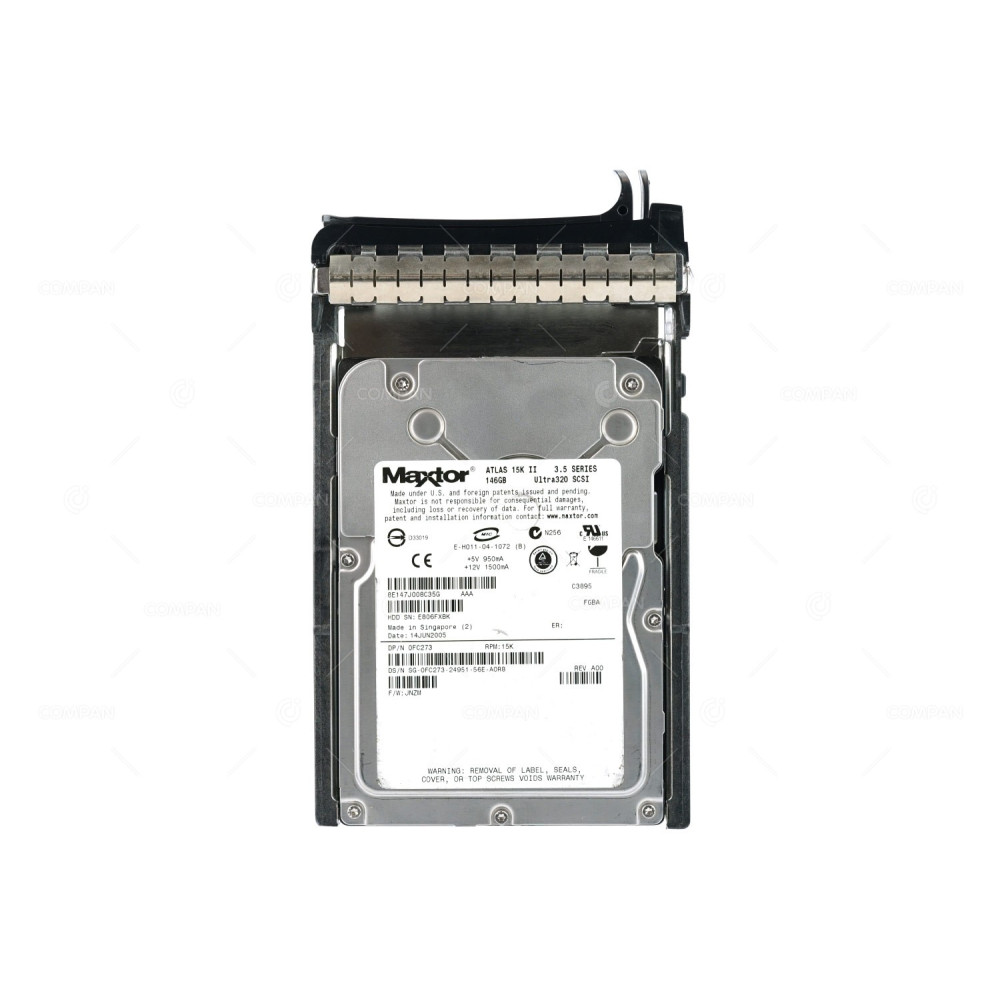 FC273 DELL 146GB 15K 3.5 ULTRA320 SCSI